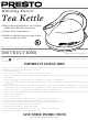 Presto 2703 Instructions