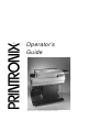 Printronix L5035 Operator's Manual