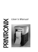 Printronix L5020 User Manual