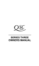 QSC 3200 Owner's Manual
