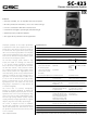 QSC SC-423 User Manual