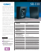 QSC SR-110 Specifications