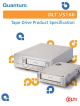 Quantum DLT VS160 Product Specification