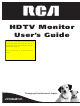 RCA D52W14 User Manual