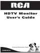 RCA D61W20 User Manual