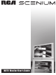 RCA SCENIUM HDLP61W151 User Manual