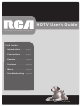 RCA HD52W67 User Manual