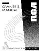 RCA DRD202RA Owner's Manual