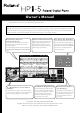 Roland HPi-5 Owner's Manual