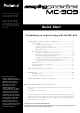 Roland MC-909 Quick Start Manual