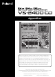 Roland VS-2400CD Appendices