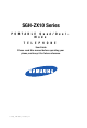 Samsung SGH-ZX10 Series User Manual