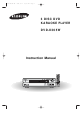 Samsung DVD-K305W Instruction Manual