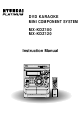 Hyundai MX-KDZ100 Instruction Manual