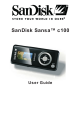 Sandisk Sansa c140 1GB User Manual