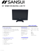 Sansui HDLCD1900 Specifications