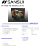 Sansui HDLCD3700 Specifications