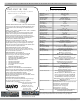 Sanyo PLC-XU100 Specifications