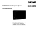 Sanyo Easy Street NVM-4070 Instruction Manual