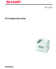 Sharp AR-C360P Software Configuration Manual
