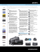 Sony Handycam HDR-XR500 Specifications