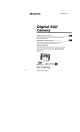 Sony Cybershot,Cyber-shot DSC-F55 User Manual