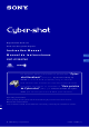 Sony Cybershot,Cyber-shot DSC-S750 Instruction Manual