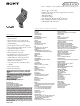 Sony VAIO PCG-C1VN Specifications