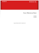 Sony BRAVIA KDL-40XBR9 Reference Manual