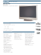 Sony WEGA KE-32TS2 Product Information