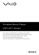 Sony VAIO VGF-AP1L Quick Start Manual