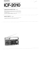 Sony ICF-2010 Operating Instructions Manual