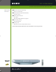 Sony Walkman ICF-CD553RM Specification Sheet