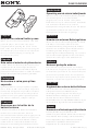 Sony Walkman D-NE10 Notes On Usage