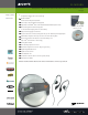 Sony Walkman D-NS505 Specifications