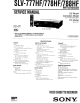 Sony SLV-777HF User Manual