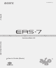 Sony Aibo ERS-7 User Manual