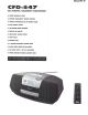 Sony CFD-S47 Specifications