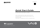 Sony Vaio LocationFree LF-V30 Quick Start Manual