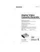 Sony GV-D300 Operating Instructions Manual