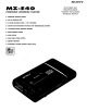 Sony MZ-E40 Specifications