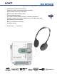 Sony Walkman MZ-NF520D Specifications
