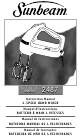 Sunbeam 2487 Instruction Manual