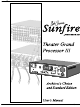 Sunfire TGP-3 User Manual