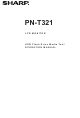 Sharp PN-T321 USB Flash Media Tool Operation Manual