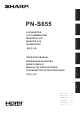 Sharp PN-S655 Operation Manual