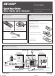 Sharp CD-G15000 Quick Start Manual