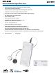 Sony Walkman NW-MS11 Specifications