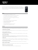 Sony Walkman NWZ-E463 Specifications