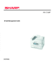 Sharp AR-C360P Job Management Manual